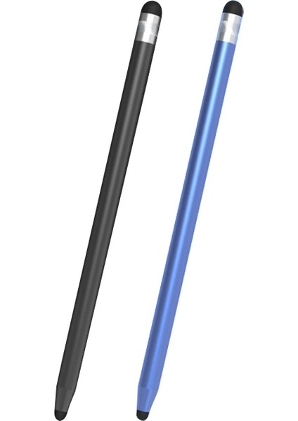 Evrensel İki Uçlu Kauçuk Uçlar Kapasitif Stylus Kalem Mavi (Yurt Dışından) fiyatları