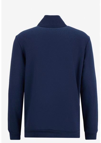 Dik Yaka Indigo Erkek Sweatshırt M5WM-SWT1509