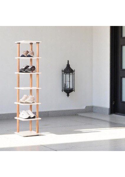 Pia 7 Raflı Kitaplık Çok Amaçlı Dolap indirimleri