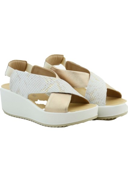 Kadın Sandalet 7665755 Igı&co Dcd 76657 Vı.pyton Ro/fıo Platino Bronzo fırsatları