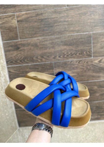 Tenda Mavi Cilt Terlik