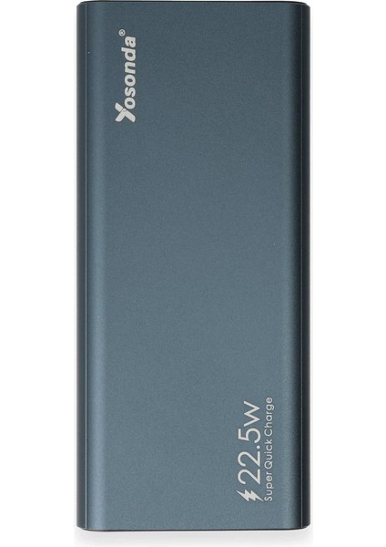 Lvsqvr Yosonda A51 20.000 Mah Powerbank - Mavi
