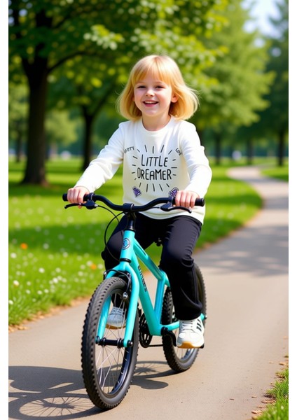 Kız Çocuk Yumuşak Pamuklu Sloganlı Uzun Kollu Ev Giyim Takımı Kaliteli Şık Rahat fırsatları