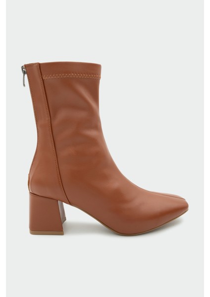 Dixi Taba Deri Küt Burun Streç Bot