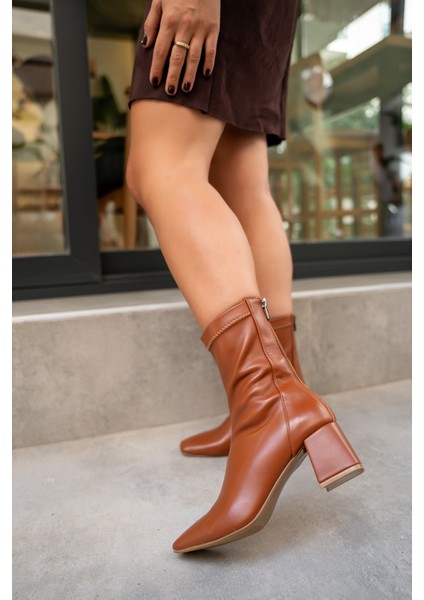 Dixi Taba Deri Küt Burun Streç Bot modelleri