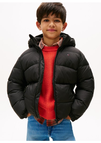 Siyah Erkek Çocuk Şişme Mont KB0KB10091BDS modelleri