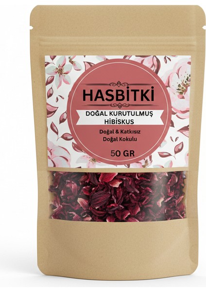 Hibiskus 50 G – Doğal Kurutulmuş Bitki