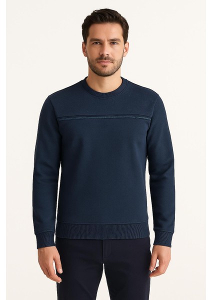 Gewer Uzun Kol Sıfır Yaka Erkek Selanik -7444