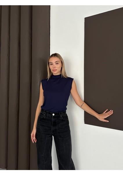 Kadın Sıfır Kol Boğazlı Body 3'lü Set