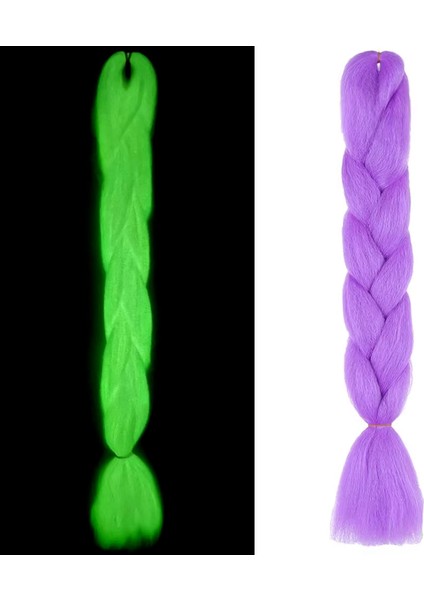 Fosforlu Neon Örgülük Saç Esperer 100 Gr. / Açık Mor