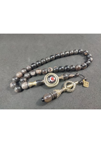 Hakan Kaya Usta Eseri Ağır Gümüş Nakkaşlı Naturel Bufalo Boynuzu 8682 fiyatları