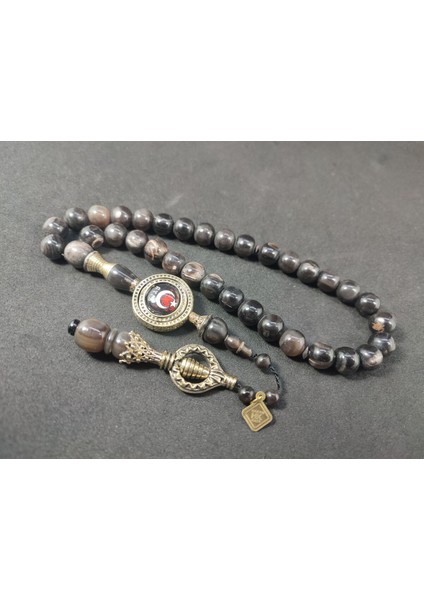 Hakan Kaya Usta Eseri Ağır Gümüş Nakkaşlı Naturel Bufalo Boynuzu 8682 modelleri