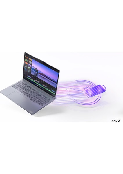 Thinkpad 16P G6 Ryzen 9-8940HX 32GB 512GB SSD RTX5060 115W 16" 240Hz Wqxga WIN11 Pro 21U00013TXEP3 + Elektropasaj Çanta indirimleri