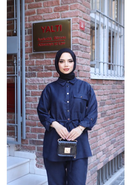 Bağcıklı Süet Pantolonlu Takım modelleri