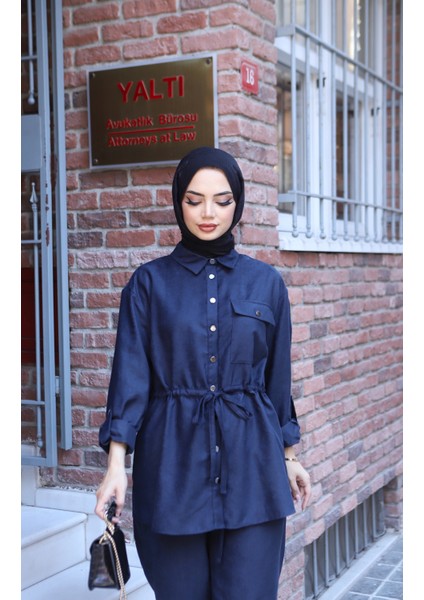 Bağcıklı Süet Pantolonlu Takım fırsatları