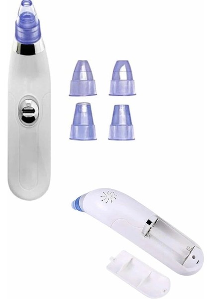 4 Başlıklı Vakumlu Siyah Nokta ve Yüz Temizleme Cihazı fırsatları