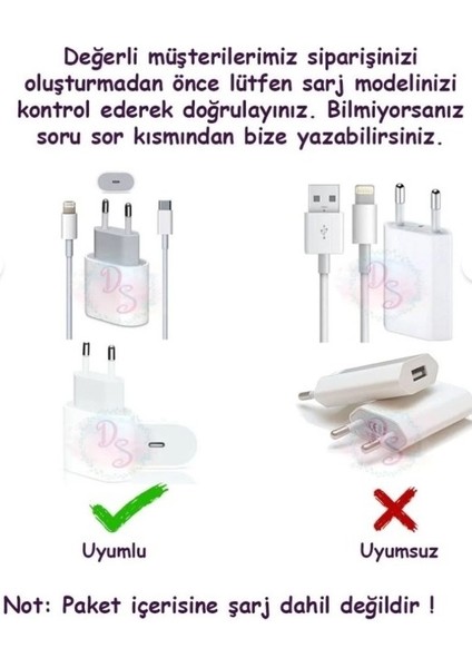 Iphone 18W/20W Uyumlu Baskılı Şarj Aleti Kılıfı fiyatları