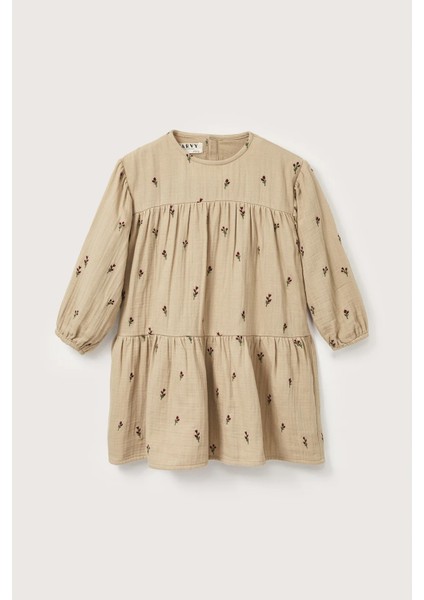 Ellis Çiçek Nakışlı Elbise