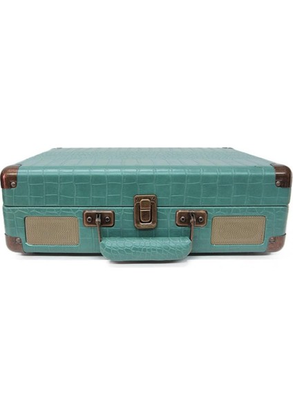 Pikap Suitcase Cr Series Yeşil Elektronik Bluetooth Hoparlör Plakçalar CW002-DG modelleri