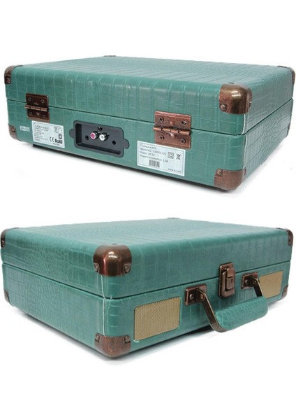 Pikap Suitcase Cr Series Yeşil Elektronik Bluetooth Hoparlör Plakçalar CW002-DG indirimleri