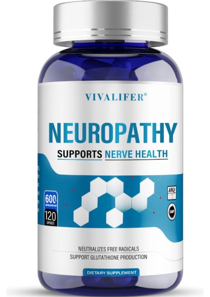 Nerve Savior For Neuropathy, 120 Capsules Nerve Relief With 600MG Alpha Lipoic Acid