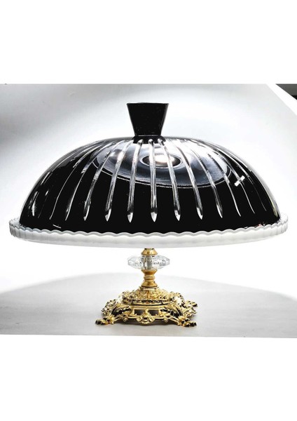 El Yapımı Kristal Gold Detay Pasta Kek Dekoratif Sunumluk Ayaklı Kase fiyatları