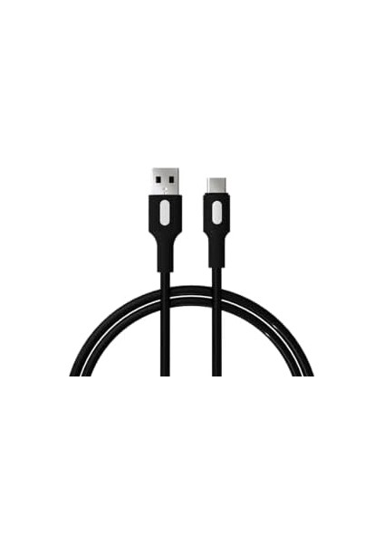 USB A-C Hızlı Şarj Kablosu, Siyah Kablo, Beyaz/siyah Uçlar (120 Cm) fiyatları