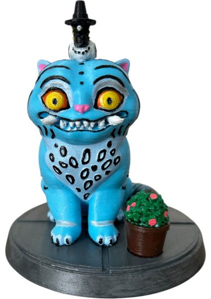 Mystic Tiger – El Boyama 3D Koleksiyon Figürü | Mavi Kaplan Özel Seri | Demon Hunters Tarzında Derpy