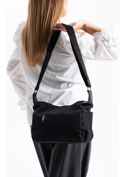 Kadın Ayarlanabilir Çapraz Askılı Çok Gözlü Suni Deri Omuz Çantası fırsatları