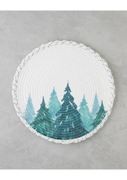 Pineglow Polyester Amerikan Servis 38 cm Yeşil