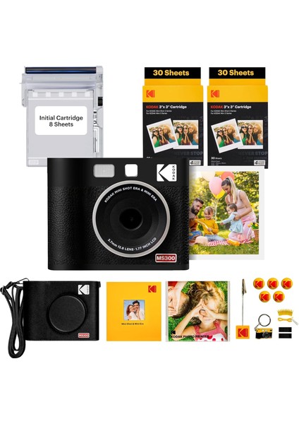 Mini Shot 3 Era Siyah 3x3 + 60 Yaprak + Aksesuar Kiti