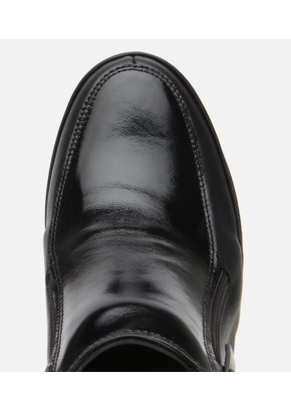 01BOH314530A100 KADIN Deri Siyah Fermuar Detaylı Dolgu Topuklu Bot indirimleri