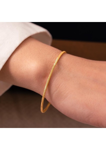 10 Gram 22 Ayar Altın Simli Ajda Bilezik