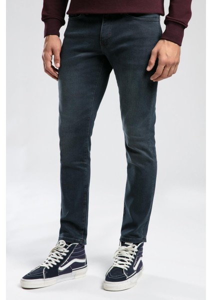 Jeff Normal Bel Dar Kesim Çok Dar Paça Siyah Erkek Jean Pantolon fiyatları