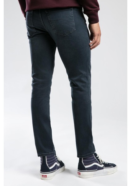 Jeff Normal Bel Dar Kesim Çok Dar Paça Siyah Erkek Jean Pantolon modelleri