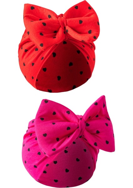 Kurdelalı Desenli 2 Li Bebek Bone fiyatları