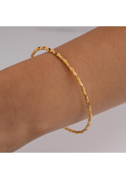 10 Gram (Gr) 2 Li Burma Bilezik 22 Ayar Yatırımlık Işçiliksiz