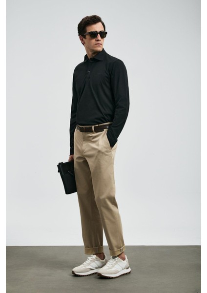 Rocky Polo Yaka Erkek Sweatshirt Siyah (112040044) fiyatları