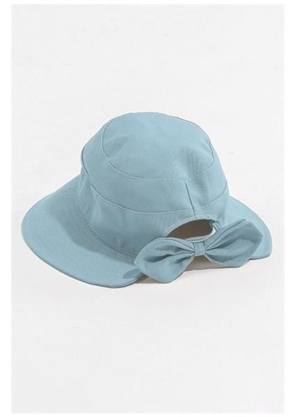 Kadın BRDY Mint Keten Fiyonk Detaylı Şapka indirimleri