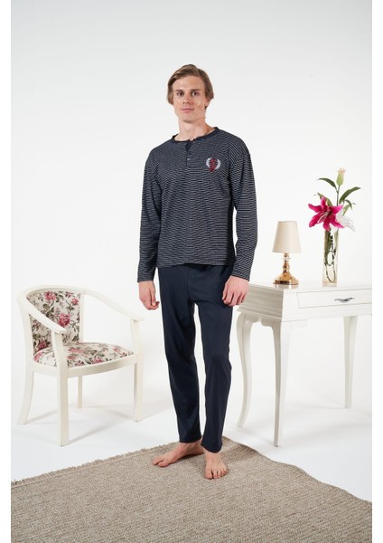 Erkek Interlok Pijama Takımı - 25401R