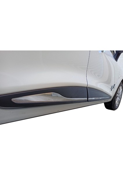 Renault Clio-4 Sw Uyumlu Yan Kapı Çıtası Formlu Krom 4 Parça 2012 - 2019 Arası Modeller Için fiyatları