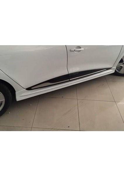 Renault Clio-4 Sw Uyumlu Yan Kapı Çıtası Formlu Krom 4 Parça 2012 - 2019 Arası Modeller Için modelleri