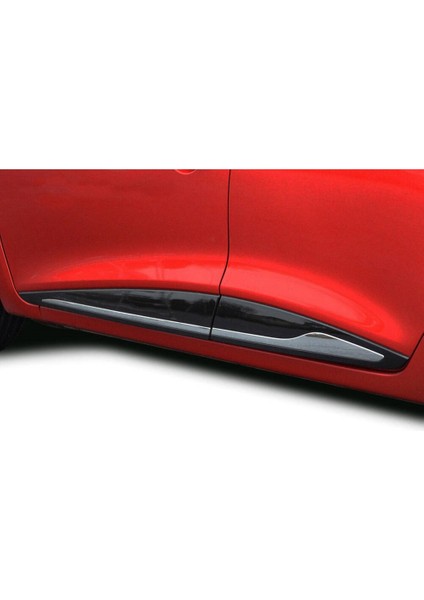 Renault Clio-4 Sw Uyumlu Yan Kapı Çıtası Formlu Krom 4 Parça 2012 - 2019 Arası Modeller Için fırsatları