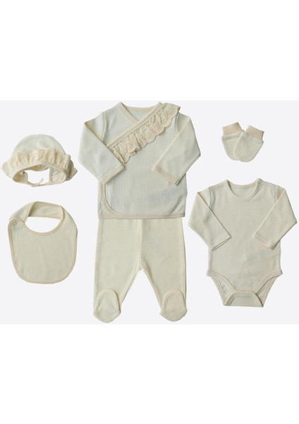 Organik Piya 6'lı Hastane Çıkış Seti Natural