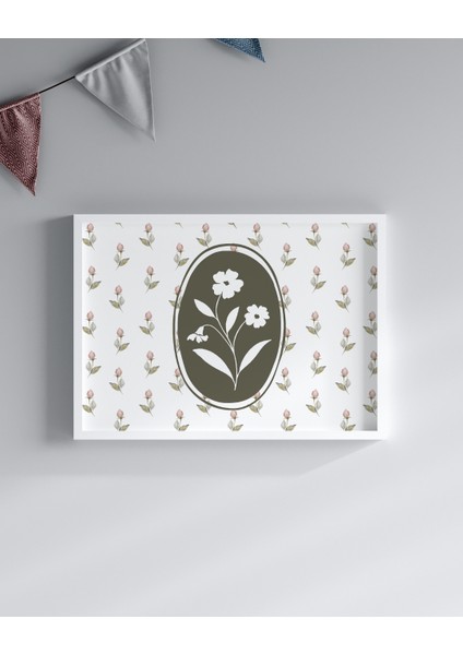 Vintage Papatya Yatay Dijital Baskı Poster (Çerçevesiz)