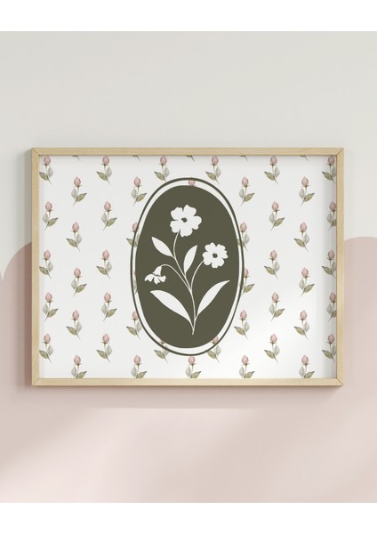 Vintage Papatya Yatay Dijital Baskı Poster (Çerçevesiz) fiyatları