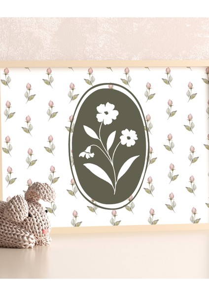 Vintage Papatya Yatay Dijital Baskı Poster (Çerçevesiz) modelleri