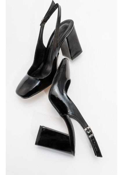 PESCA Siyah Rugan Gova Kadın Ayakkabı