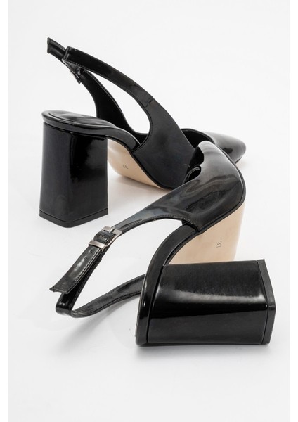 PESCA Siyah Rugan Gova Kadın Ayakkabı