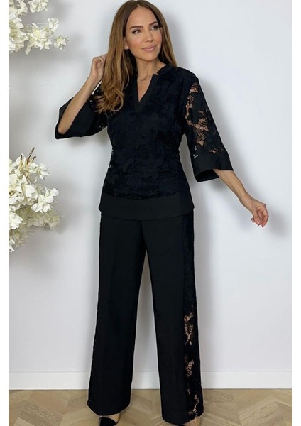 G1618 Güpür Tasarım Takım Siyah fiyatları